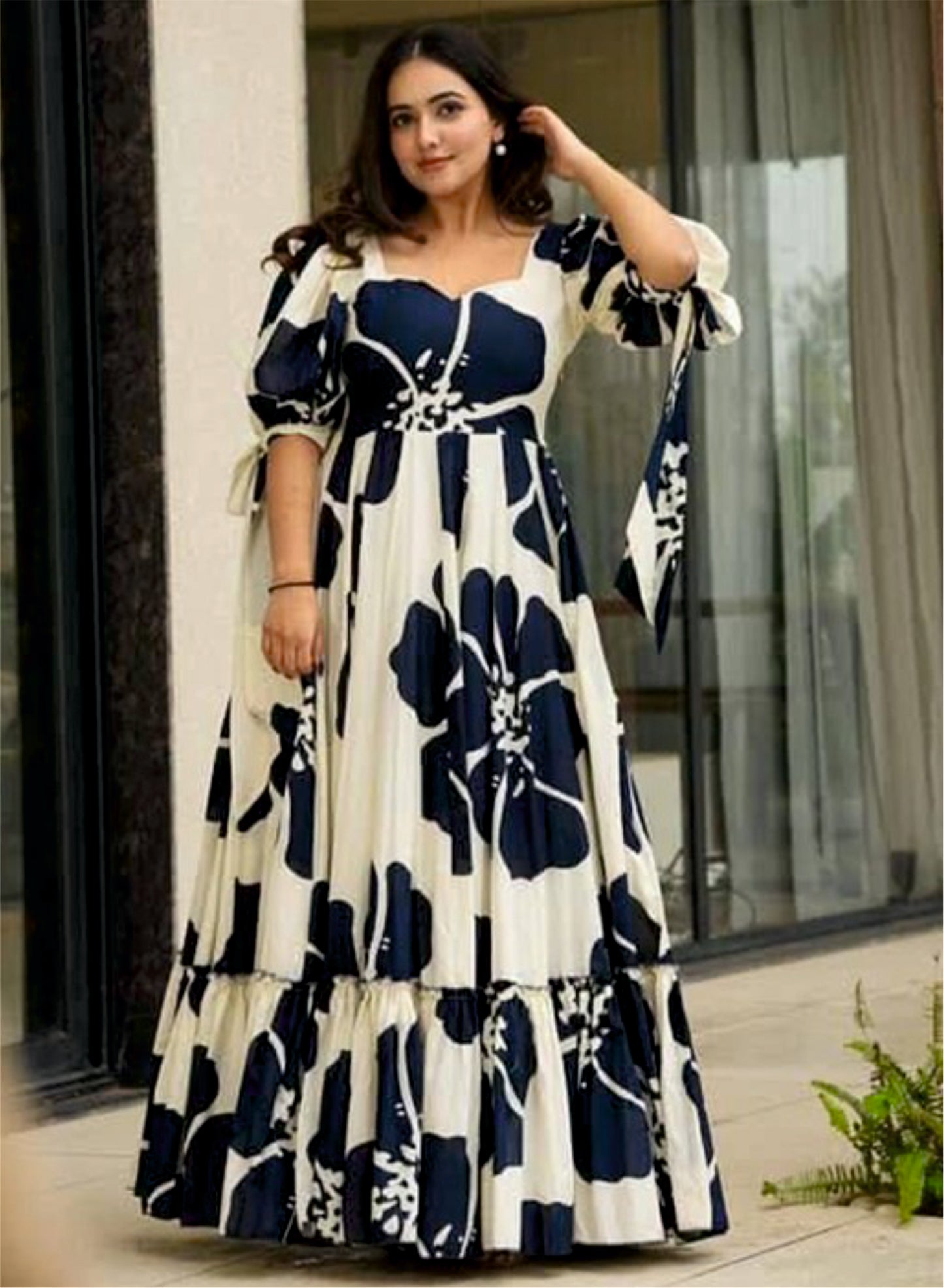 KHANAK - The Elegent Ananrkali Fully Stiched Dress