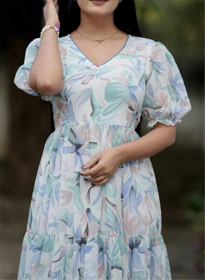 MANEK - The Elegent Ananrkali Fully Stiched Dress