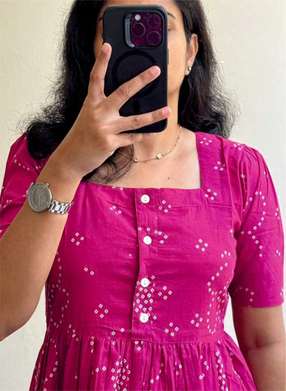 BANDHANI - The Elegent Ananrkali Fully Stiched Dress