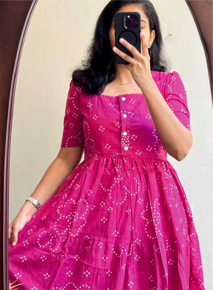 BANDHANI - The Elegent Ananrkali Fully Stiched Dress