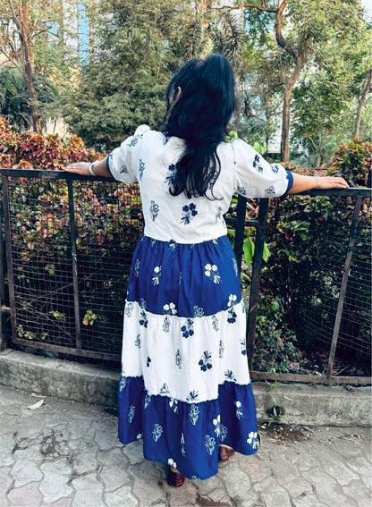 SHRUTI - The Elegent Ananrkali Fully Stiched Dress
