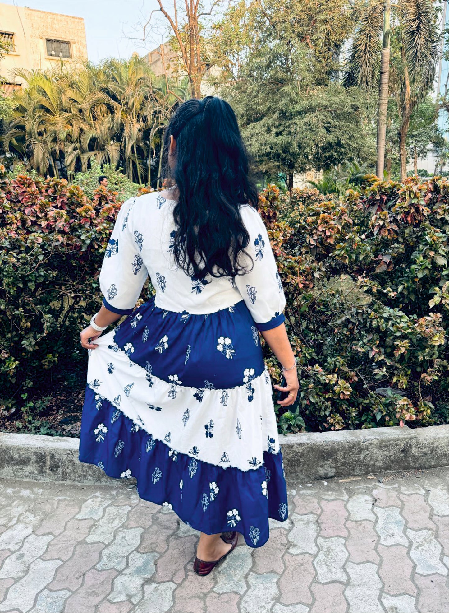 SHRUTI - The Elegent Ananrkali Fully Stiched Dress