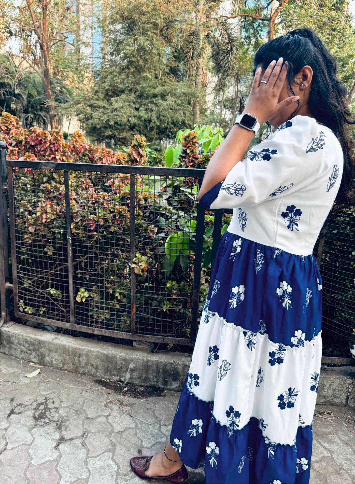 SHRUTI - The Elegent Ananrkali Fully Stiched Dress