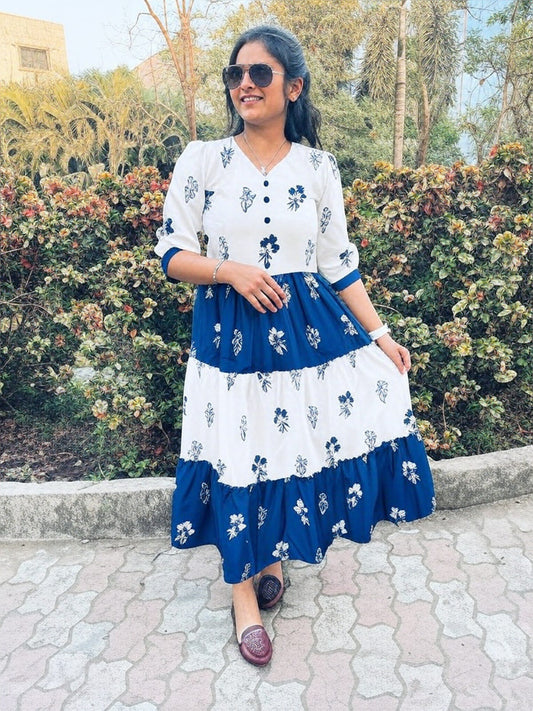 SHRUTI - The Elegent Ananrkali Fully Stiched Dress