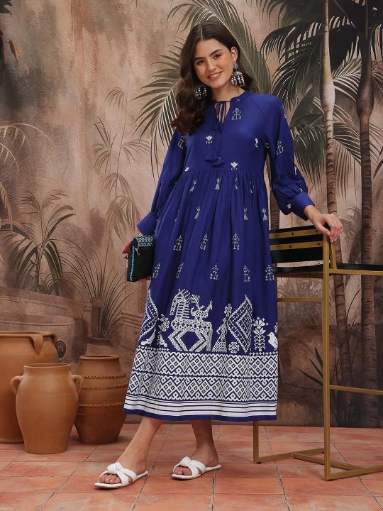 RUKMANI - The Elegent Ananrkali Fully Stiched Dress (Copy)