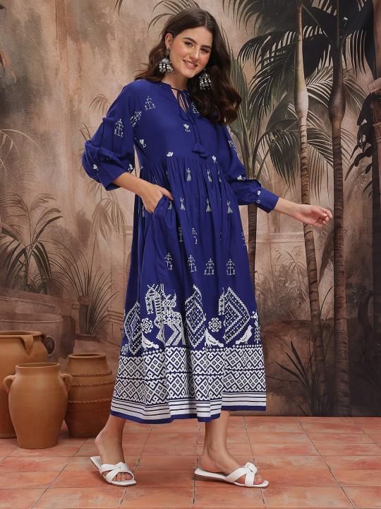 RUKMANI - The Elegent Ananrkali Fully Stiched Dress (Copy)