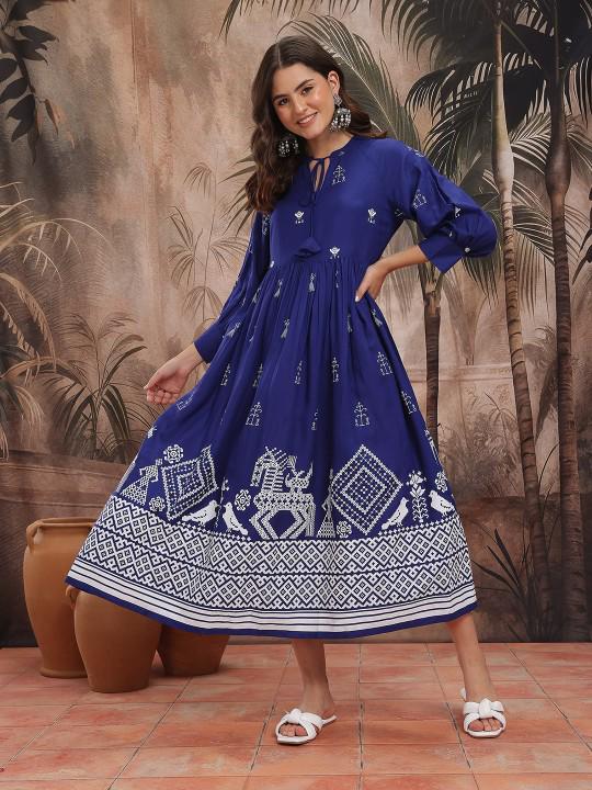 RUKMANI - The Elegent Ananrkali Fully Stiched Dress (Copy)